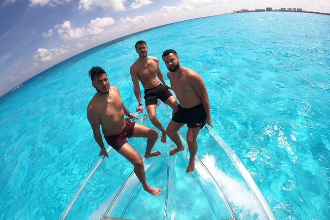 1-hour Clear Boat Tour in Nichupte Lagoon from Cancun - Key points at a glance