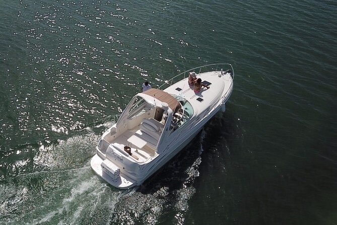 2-hour Private Sunset Cruise on a luxury yacht in Cancun Bay 25P18 - Meeting at Krudo Raw Bar & Grill