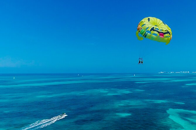 2 in 1 Parasail Cancun and Jet ski - What the views and marine life add