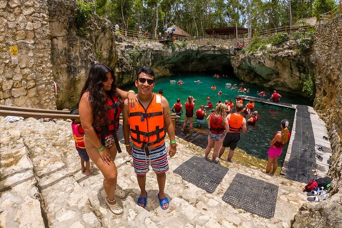 4x1! Tulum, Coba, Cenote & Playa del Carmen for 1 price from Cancun and Riviera - Swimming at a cenote, with expectations in check