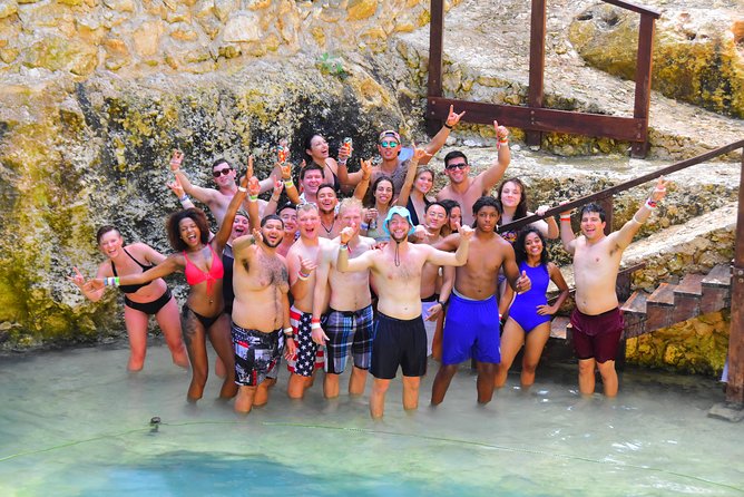 5-in-1 Adventure in Cancun: ATVs, Ziplines, Speed Boat, Snorkel and Cenote Swim - Six ziplines, cliff jumping, and freshwater swimming