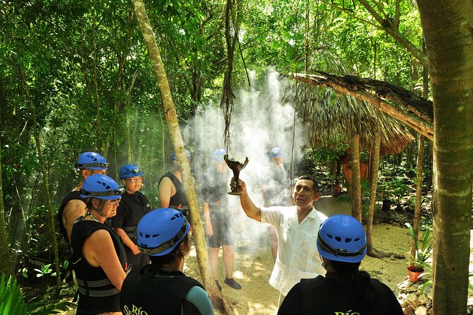 A secret river adventures tour. Explore the nature wonders of the Riviera Maya - Swimming and snorkeling in the underground river