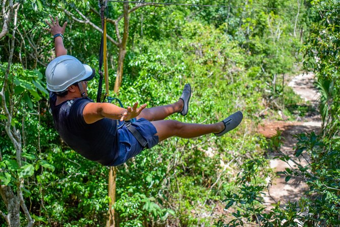 Action-packed Cancun ATV tour, Ziplines, Cenote, Lunch and More - Pickup from Cancun and Puerto Morelos