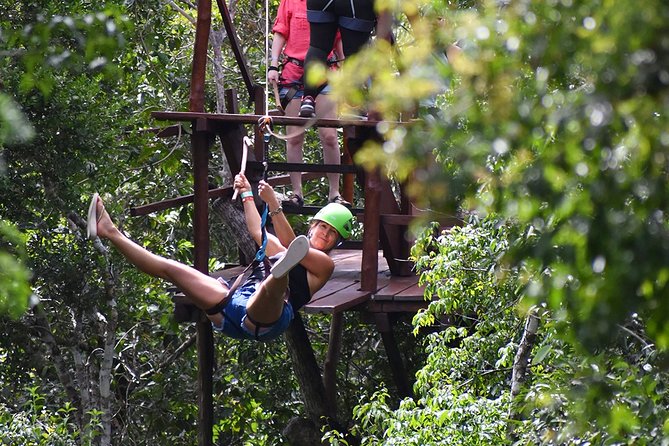 Admission Ticket to Cenotes Zapote EcoPark - Bicycle circuit and jump platforms