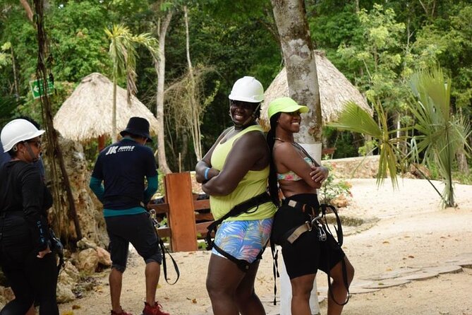 Adrenaline experience from Cancun Atvs Ziplines and a Mayan Cenote - Ziplines over the canopy