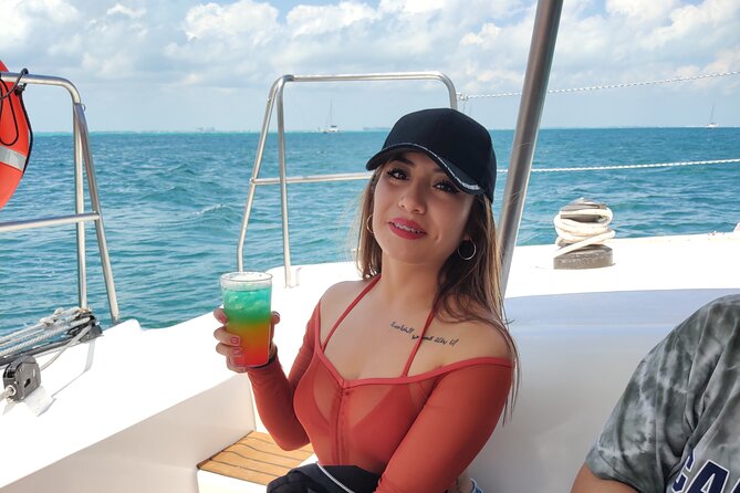 All Inclusive Isla Mujeres Catamaran - A full day on the Caribbean, with a party-boat twist