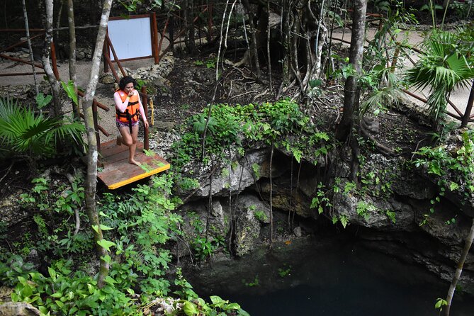 Amazing adventure in 3 cenotes with transportation - The zip line and possible ATV ride