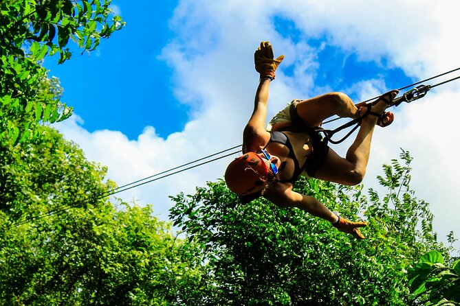 Amazing ATV Tour, Ziplines and Cenote Swim with Lunch and round trip included - Pickup from Cancun and the Riviera Maya