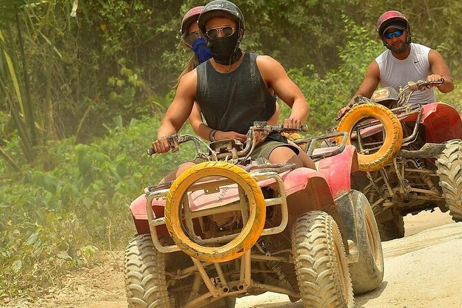 Amazing ATV with Zip Lines and Swim in Cenote with Round Transportation - Group size, language, and what is included