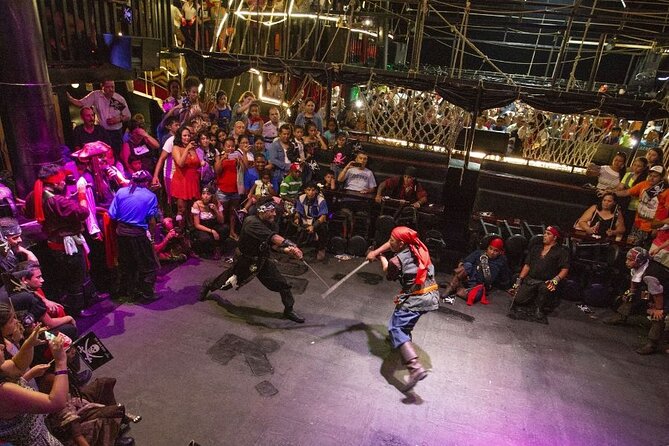 Amazing pirate dinner in Cancun, you must be here! - Cannon fire starts the night at Captain Hook Cancun