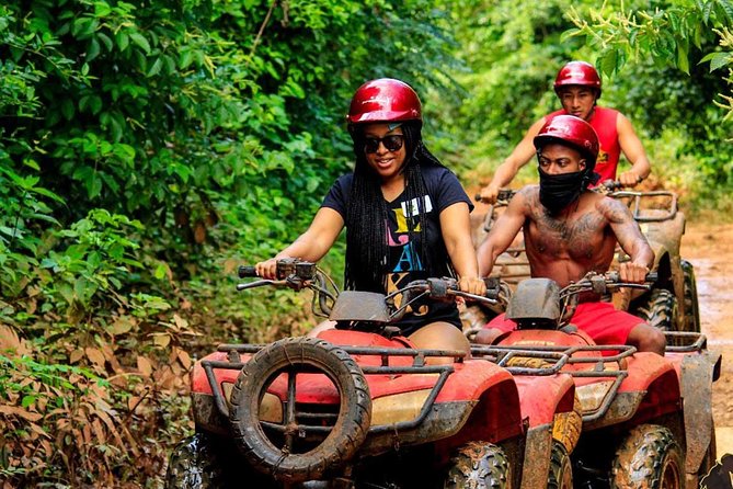 ATV Adventure Combo with Snorkeling, Ziplines, Cenote, and Lunch - Tacos, beach time, and a busy lunch break