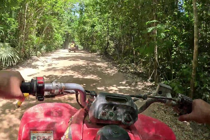 ATV Adventure Tour from Cancun, Playa del Carmen and Riviera Maya - Cooling off in a Mayan cenote