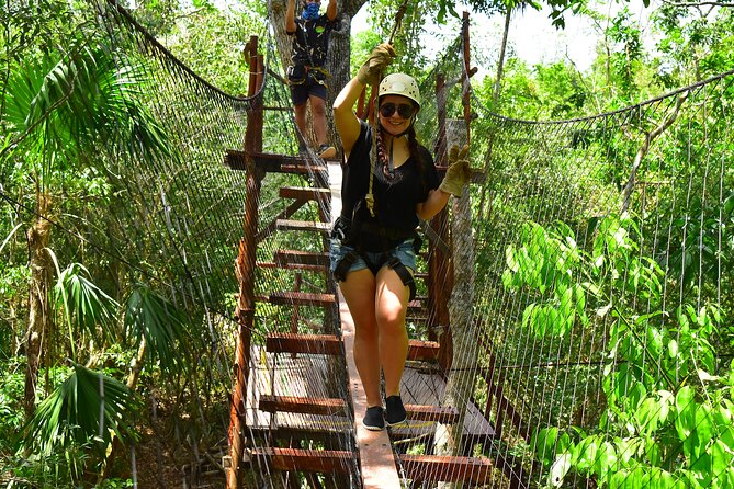 ATV adventure with cenote, ziplines, snack and transport from Cancun or Riviera - Mayan tacos, water, and the food concern