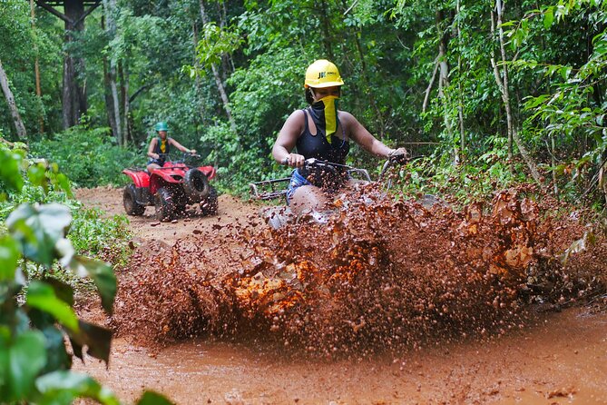 ATV and Zipline and Cenote Adventure with food included in Cancun - A fast jungle circuit near Puerto Morelos