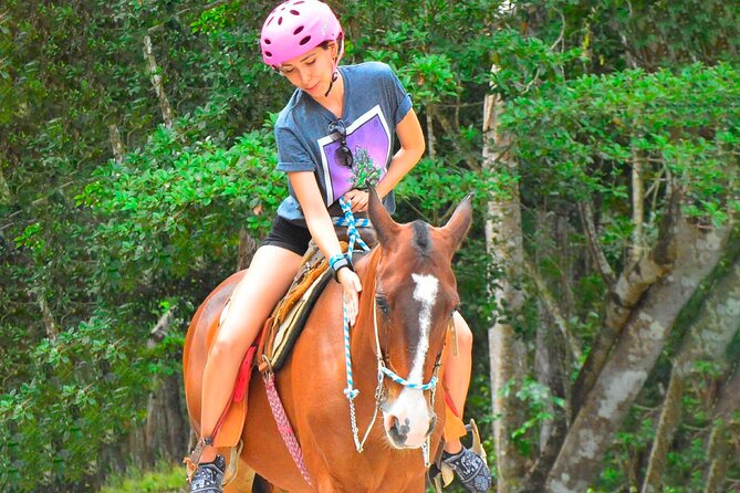 ATV Circuit in Cancun, Horseback Riding, Zip Lines, Cenote, lunch - Horseback riding through the jungle
