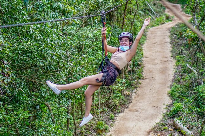 ATV drive experience ziplines and a real Mayan cenote for the best price - Three Jungle Activities Near Cancun