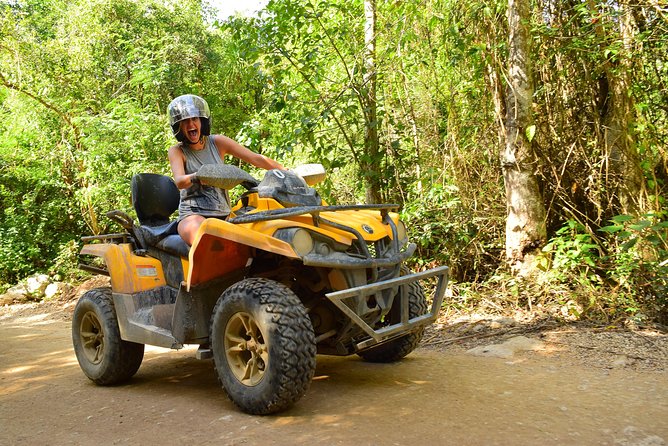 ATV Extreme and Snorkel Combo Tour from Cancun - Ziplines above the rainforest