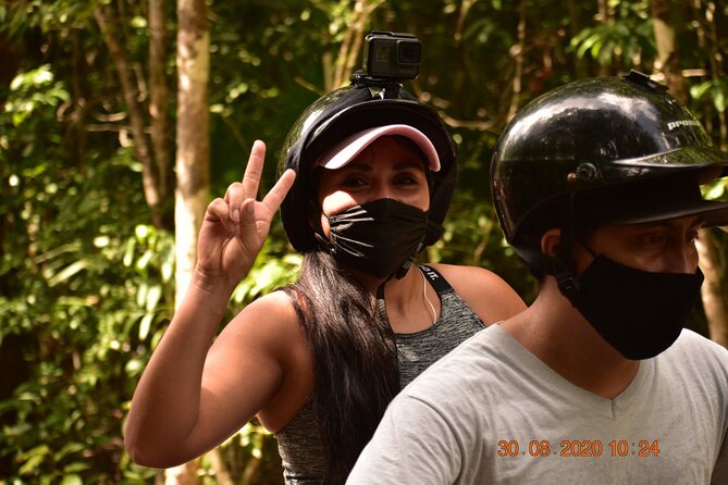 ATV Jungle Ride, Cenote & Ziplines! Roundtrip - Playa Del Carmen - Ziplines over the jungle