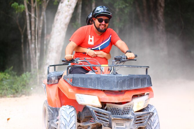 ATV's and Off Road Vehicles with Ziplines and Cenotes - Riding ATVs through the Mayan jungle
