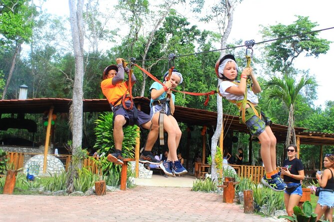 ATV's (shared), Ziplines & Cenote! Half-Day with Transportation from Cancun - Who will enjoy this half-day outing