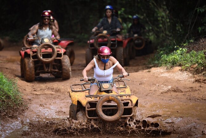 Atv's, Ziplines and Cenote Swim From Cancun and Riviera Maya - The zipline circuit: fun, but not a major flight