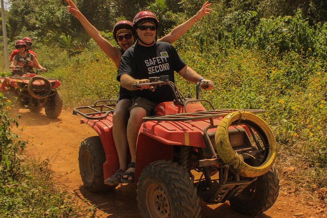 ATV shared experience, Ziplines and Cenote swim experience in one Adrenaline day - Communication, pace, and group size