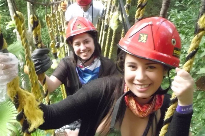 ATV shared experience, Ziplines and Cenote swim experience in one Adrenaline day - Ziplines and hanging bridges above the jungle