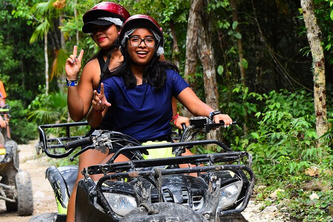 ATV (shared), Horse Back Riding, Ziplines, & Cenote from Cancún - Ziplines Above the Jungle