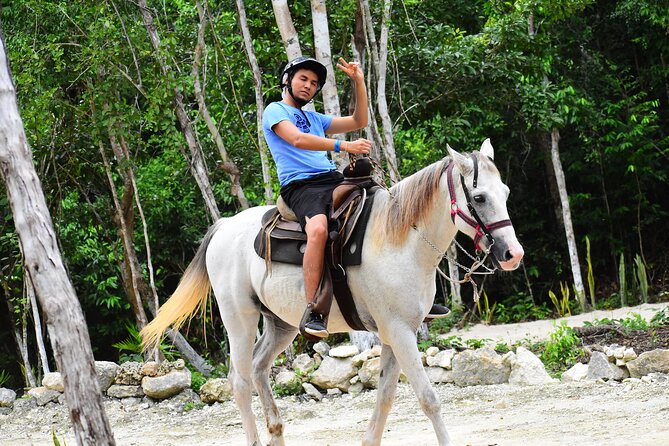 ATV (shared), Horse Back Riding, Ziplines, & Cenote from Cancún - Lunch, Guides, and the Feel of the Day