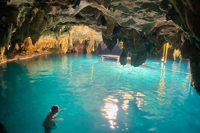 ATV Tour from Cancun and Puerto Morelos with Ziplines and Cenote. - Swimming in a real cenote