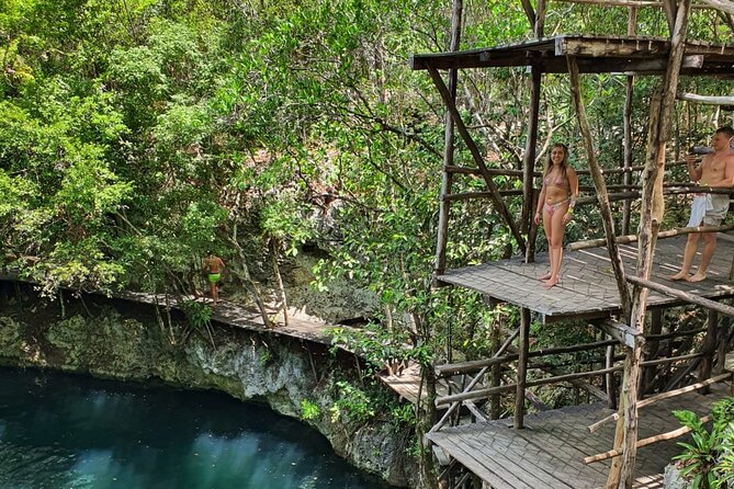 ATV Tour Zipline and Explore 2 Hidden Cenotes - One half-day, three very different activities