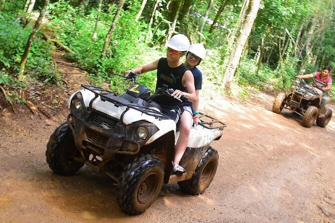 ATV Tour, Ziplines and Cenote with Lunch and Transportation - Zip lines and suspension bridges