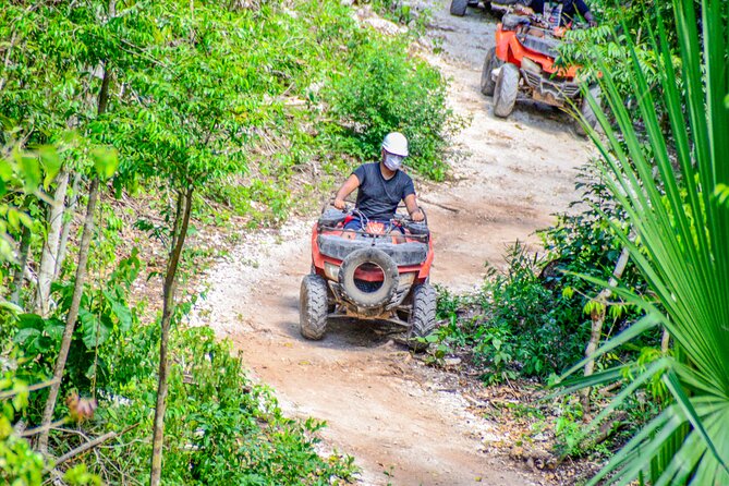 ATV Tour, Ziplines and Cenote with Lunch and Transportation - Hotel pickup from Cancun and Puerto Morelos
