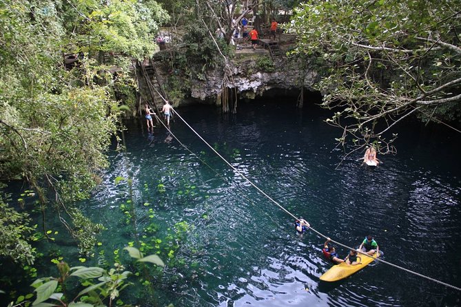 ATV, Ziplines and Cenote swim experience from Cancun or Riviera Maya - Ziplines, hanging bridges, and the cenote finish