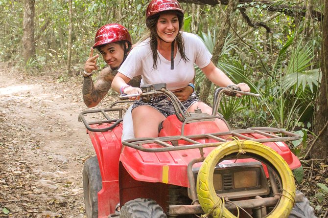 ATV, Ziplines and Cenote swim experience from Cancun or Riviera Maya - Food, water, lockers, and photographs