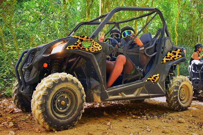 ATV, Ziplines & Cenote with Transportation - Riding an ATV through the jungle