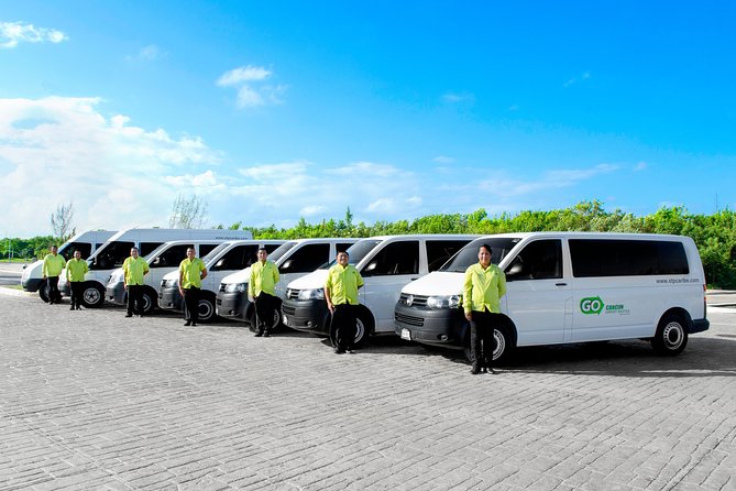 Black Luxury Van WiFi arrivals aboard from Cancun Airport - Flight monitoring helps when your arrival changes