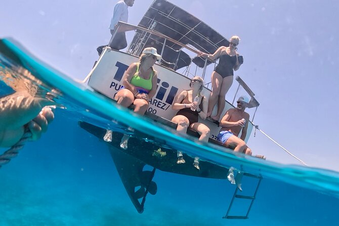 Boating Experience in Cancun Bay. All inclusive. - The scenic swim stop
