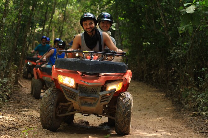 Cancun Adrenaline Rush; ATV, Zipline and Cenote discovery - ATV riding through the jungle