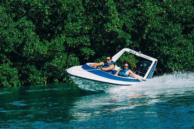 Cancun Adventure Speed Boat Jungle Tour with Transportation - What the $59.99 price really covers