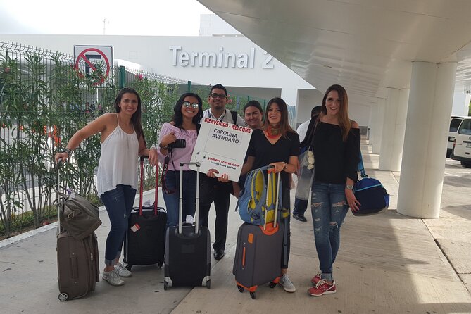 cancun airport shuttle - The return trip requires more planning