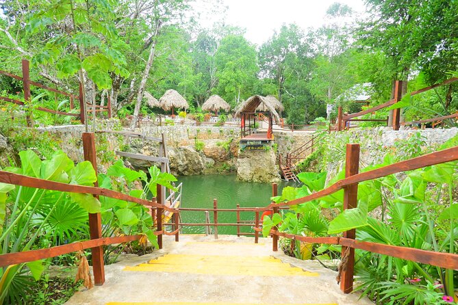 Cancun ATV Tour with Zipline, Cenote & Transportation - Three ziplines and a jump into the cenote