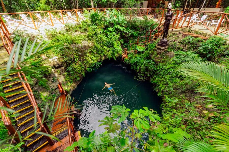 Cancún: Cenotes Adventure with Tequila Tasting & Mayan Snack - The Mayan snack and dance ritual add local context