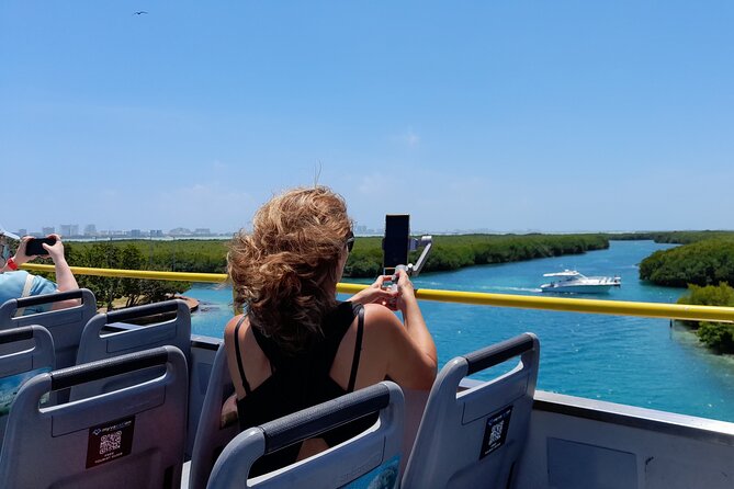 Cancun City Sightseeing and Shopping Tour on a Double Decker bus - El Meco: the best stop for history