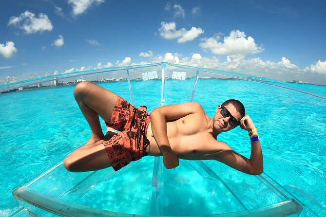 Cancun Clear Boat Tour Explore Nichupte and the Cancun Sea - Price, Included Extras, and the Dock Tax