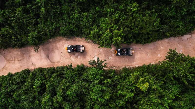 Cancún: Extreme Buggy Adventure with Ziplines & Cenote - The ride from Cancún to the jungle park