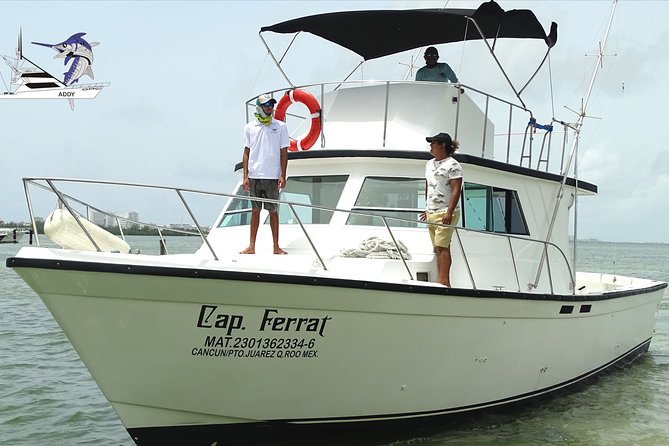 Cancun fishing charter if you don't fish you don't pay 46ft yacht 12pax 25P14 - Bottom fishing for a more relaxed pace