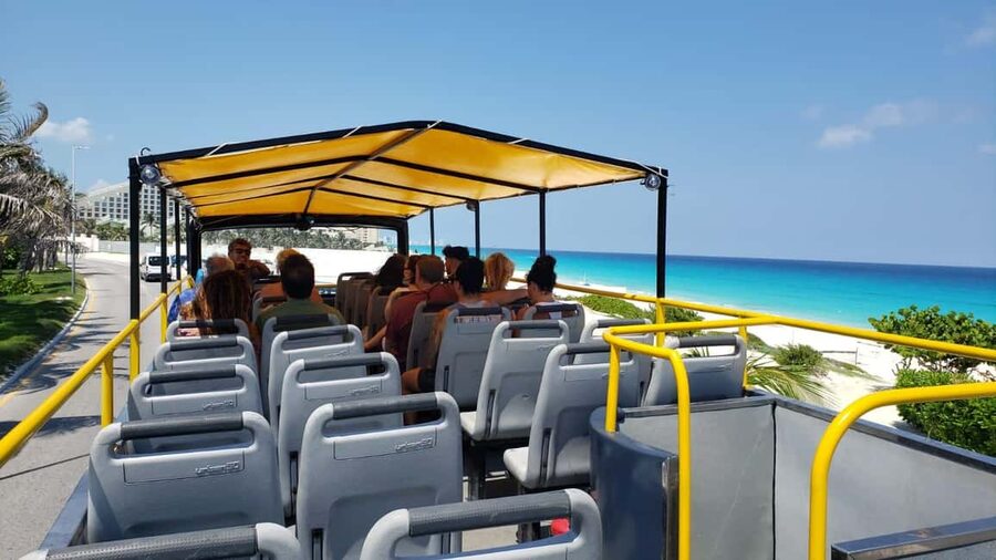 Cancun: Guided City Tour with Shopping by Double Decker Bus - Pickup points and timing advice