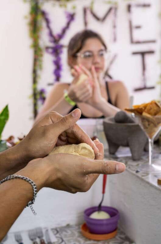 Cancun: Handmade Traditional Mexican Tortilla Making Class - Salsa tasting, totopos, and refreshing drinks