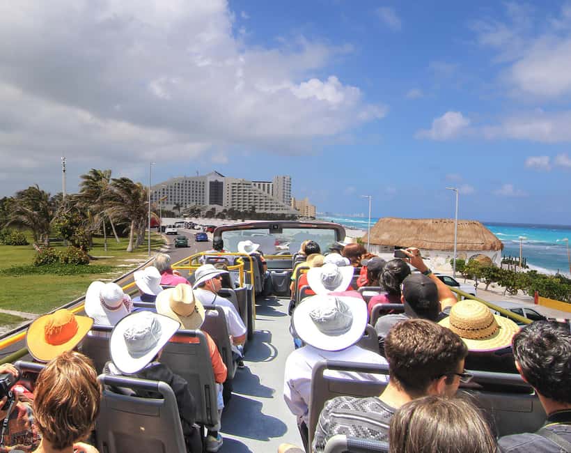 Cancún: Hop-on Hop-off Bus Tour with Submarine Trip - The Hotel Zone circuit: beaches, malls, and resort country